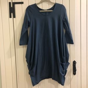 Just Jill Blue Casual Dress